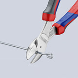 KNIPEX 74 05 200, Alicates de corte rojo/Azul