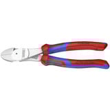 KNIPEX Cortaalambres de fuerza 74 05 200, Alicates de corte rojo/Azul