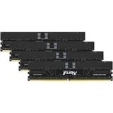 Kingston FURY FURY 64GB 6000MT/s DDR5 ECC Reg CL32 DIMM (Kits de 4) Renegade Pro EXPO, Memoria RAM negro, 64 GB, 4 x 16 GB, DDR5, 288-pin DIMM, Negro