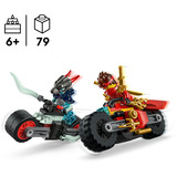 LEGO Carrera Relámpago en Moto de Kai, Juegos de construcción Juego de construcción, 6 año(s), Plástico, 79 pieza(s), 139 g