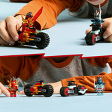 LEGO Carrera Relámpago en Moto de Kai, Juegos de construcción Juego de construcción, 6 año(s), Plástico, 79 pieza(s), 139 g