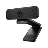 Logitech C925e Cámaras web, Webcam negro, 3 MP, 1920 x 1080 Pixeles, Full HD, 30 pps, 1280x720@30fps, 1920x1080@30fps, 720p, 1080p