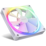 NZXT F140 RGB TWIN Carcasa del ordenador, Procesador Ventilador 14 cm Blanco 2 pieza(s) blanco, Ventilador, 14 cm, 500 RPM, 1800 RPM, 32,5 dB, 24,85 cfm