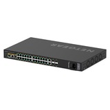 Netgear GSM4230P-100EUS switch Gestionado L2/L3 Gigabit Ethernet (10/100/1000) Energía sobre Ethernet (PoE) 1U Negro, Interruptor/Conmutador Gestionado, L2/L3, Gigabit Ethernet (10/100/1000), Energía sobre Ethernet (PoE), Montaje en rack, 1U