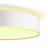 Philips Hue White Ambiance Devere Lámpara de techo M, Luz de LED plateado