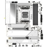 SAPPHIRE PURE X870A WIFI 7, Placa base blanco