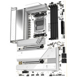 SAPPHIRE PURE X870A WIFI 7, Placa base blanco