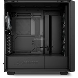 Sharkoon Rebel C70G RGB, Cajas de torre negro/Madera