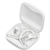 Shokz OpenFit Air, weiss Auriculares Inalámbrico gancho de oreja Llamadas/Música/Deporte/Uso diario Bluetooth Blanco blanco, weiss, Inalámbrico, Llamadas/Música/Deporte/Uso diario, 50 - 16000 Hz, Auriculares, Blanco