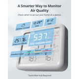 SwitchBot Meter Pro CO2, Medidor de CO2 blanco
