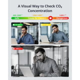 SwitchBot Meter Pro CO2, Medidor de CO2 blanco