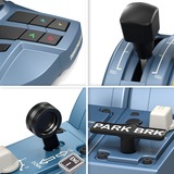 Thrustmaster TCA Captain Pack X Airbus Edition Negro, Azul USB Joystick/Palanca de control lateral + cuadrante de aceleración Analógico/Digital PC, Xbox Series S, Xbox Series X, Conjunto negro, Joystick/Palanca de control lateral + cuadrante de aceleración, PC, Xbox Series S, Xbox Series X, Teclas de flechas, Botón menú, Botón Seleccionar, Botón Compartir, View button, Analógico/Digital, Alámbrico, USB
