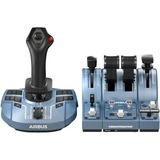 Thrustmaster TCA Captain Pack X Airbus Edition Negro, Gris USB Joystick/Palanca de control lateral + cuadrante de aceleración Analógico PC, Xbox, Conjunto negro, Joystick/Palanca de control lateral + cuadrante de aceleración, PC, Xbox, Teclas de flechas, Botón menú, Botón Seleccionar, Botón Compartir, View button, Analógico, Alámbrico, USB