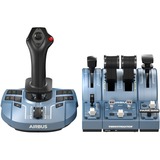 Thrustmaster TCA Captain Pack X Airbus Edition Negro, Gris USB Joystick/Palanca de control lateral + cuadrante de aceleración Analógico PC, Xbox, Conjunto negro, Joystick/Palanca de control lateral + cuadrante de aceleración, PC, Xbox, Teclas de flechas, Botón menú, Botón Seleccionar, Botón Compartir, View button, Analógico, Alámbrico, USB