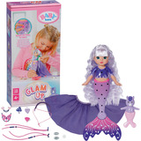 ZAPF Creation BABY born Glam Up Aura, Muñecos rosa neón