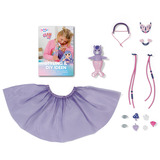 ZAPF Creation BABY born Glam Up Aura, Muñecos rosa neón