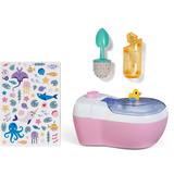 ZAPF Creation BABY born Toilet, Muebles de muñecas BABY born Toilet, Inodoro para muñecas, 3 año(s), Necesita pilas, Efectos sonoros