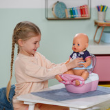 ZAPF Creation BABY born Toilet, Muebles de muñecas BABY born Toilet, Inodoro para muñecas, 3 año(s), Necesita pilas, Efectos sonoros