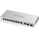 Zyxel XGS1010-12-ZZ0102F switch No administrado Gigabit Ethernet (10/100/1000) Gris, Interruptor/Conmutador No administrado, Gigabit Ethernet (10/100/1000), Bidireccional completo (Full duplex)