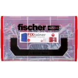 fischer FixTainer DuoPower + tornillo NV, Pasador gris claro/Rojo