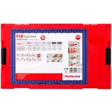 fischer FixTainer DuoPower + tornillo NV, Pasador gris claro/Rojo