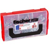 fischer FixTainer - DuoPower 536162, Pasador gris claro/Rojo