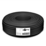 goobay Cable de red exterior Cat.6 U/UTP negro
