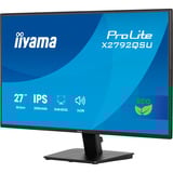 iiyama ProLite X2792QSU-B1 pantalla para PC 68,6 cm (27") 2560 x 1440 Pixeles Quad HD Negro, Monitor LED negro (mate), 68,6 cm (27"), 2560 x 1440 Pixeles, Quad HD, 3 ms, Negro