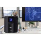 APC SMC1500IC sistema de alimentación ininterrumpida (UPS) Línea interactiva 1,5 kVA 900 W 8 salidas AC negro, Línea interactiva, 1,5 kVA, 900 W, Seno, 170 V, 300 V