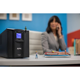 APC SMC1500IC sistema de alimentación ininterrumpida (UPS) Línea interactiva 1,5 kVA 900 W 8 salidas AC negro, Línea interactiva, 1,5 kVA, 900 W, Seno, 170 V, 300 V