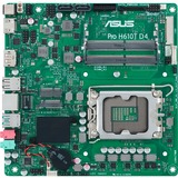 ASUS Pro H610T D4-CSM Intel H610 LGA 1700 mini ITX, Placa base Intel, LGA 1700, Intel® Celeron®, Intel® Core™ i3, Intel® Core™ i5, Intel® Core™ i7, Intel® Core™ i9, Intel® Pentium®, DDR4-SDRAM, 64 GB, SO-DIMM