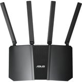 ASUS RT-BE82U BE6500 router inalámbrico 2.5 Gigabit Ethernet Doble banda (2,4 GHz / 5 GHz) Negro, Enrutador de malla negro, Wi-Fi 7 (802.11be), Doble banda (2,4 GHz / 5 GHz), Ethernet, Negro, Router de sobremesa