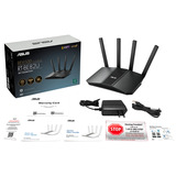 ASUS RT-BE82U BE6500 router inalámbrico 2.5 Gigabit Ethernet Doble banda (2,4 GHz / 5 GHz) Negro, Enrutador de malla negro, Wi-Fi 7 (802.11be), Doble banda (2,4 GHz / 5 GHz), Ethernet, Negro, Router de sobremesa