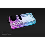 Alphacool Core Flat Reservoir 240 Derecho, Depósito de expansión transparente