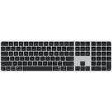 Apple Magic Keyboard con Touch ID y teclado numérico plateado/Negro
