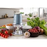 Ariete 0438/05 0,6 L 400 W Azul claro, Trituradora celeste/Crema, 0,6 L, 8,35 kg, Azul claro, Acero inoxidable, Botones, 400 W