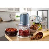 Ariete 0438/05 0,6 L 400 W Azul claro, Trituradora celeste/Crema, 0,6 L, 8,35 kg, Azul claro, Acero inoxidable, Botones, 400 W