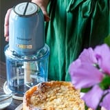 Ariete 0438/05 0,6 L 400 W Azul claro, Trituradora celeste/Crema, 0,6 L, 8,35 kg, Azul claro, Acero inoxidable, Botones, 400 W