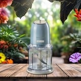 Ariete 0438/05 0,6 L 400 W Azul claro, Trituradora celeste/Crema, 0,6 L, 8,35 kg, Azul claro, Acero inoxidable, Botones, 400 W