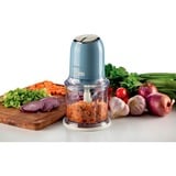 Ariete 0438/05 0,6 L 400 W Azul claro, Trituradora celeste/Crema, 0,6 L, 8,35 kg, Azul claro, Acero inoxidable, Botones, 400 W