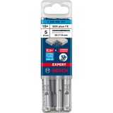 Bosch Expert Broca para martillo SDS plus-7X, Taladro Martillo perforador, Hammer drill bit, 5 mm, 115 mm, Concreto, Piedra, 5 cm