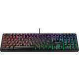 CHERRY G80-3000N RGB teclado Universal USB QWERTY Internacional de EE.UU. Negro negro, Alámbrico, USB, Interruptor mecánico, QWERTY, LED RGB, Negro