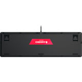 CHERRY G80-3000N RGB teclado Universal USB QWERTY Internacional de EE.UU. Negro negro, Alámbrico, USB, Interruptor mecánico, QWERTY, LED RGB, Negro