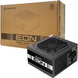Chieftec EON ZPU-400S unidad de fuente de alimentación 400 W 20+4 pin ATX ATX Negro, Fuente de alimentación de PC negro, 400 W, 200 - 240 V, 50 Hz, 3 A, 3 A, Activo