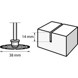 Dremel EZ SpeedClic: disco de corte para madera (SC544), Hoja 