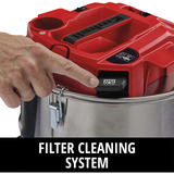 EINHELL TE-AV 18/15 Li C-Solo, Aspiradora de ceniza plateado/Rojo