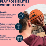 HUDORA 71643, Aparato para fitness rojo/Negro