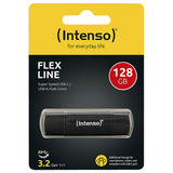 Intenso Flex Line 128 GB, Lápiz USB negro