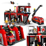 LEGO City Parque de Bomberos con Camión de Bomberos, Juegos de construcción Juego de construcción, 6 año(s), Plástico, 843 pieza(s), 1,78 kg