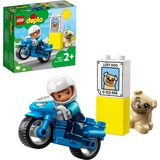 LEGO DUPLO Moto de Policía, Juegos de construcción Juego de construcción, 2 año(s), Plástico, 5 pieza(s), 124 g